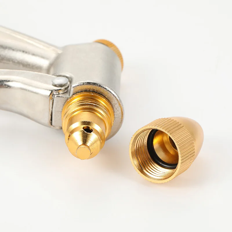 High Pressure Water Spray Gun Metal Brass Nozzle Garden Hose Pipe Lawn Car Wash Sprayer Sprinkler Car Wash Tool Water Guns XY002