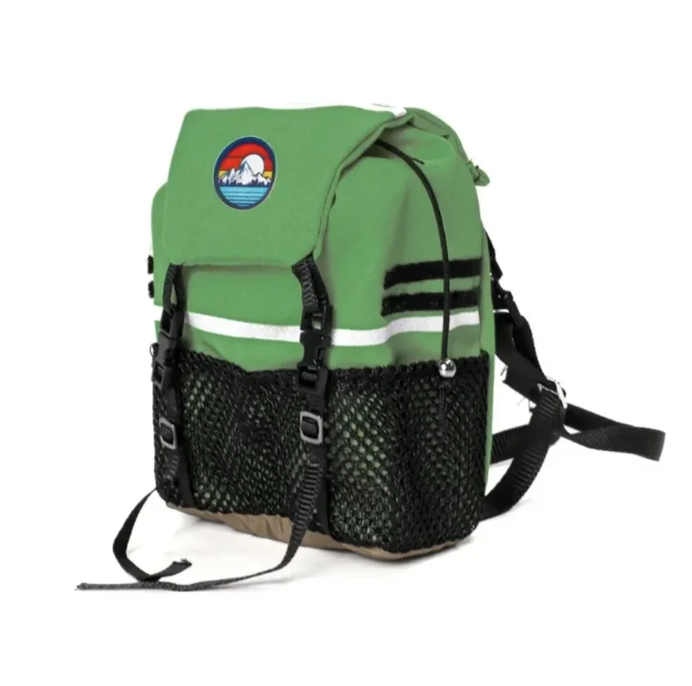 クライミングカー DIY 装飾パーツ、小さなバックパック収納バッグ、模擬クライミングおもちゃの車、SCX10 1/10