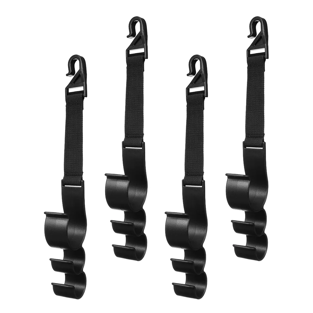 

4pcs Car Seat Headrest Hooks For Rear Seat Storage Car Seat Headrest Hook Car Headrest Storage Hook Bag Storage Hook For Vehicle