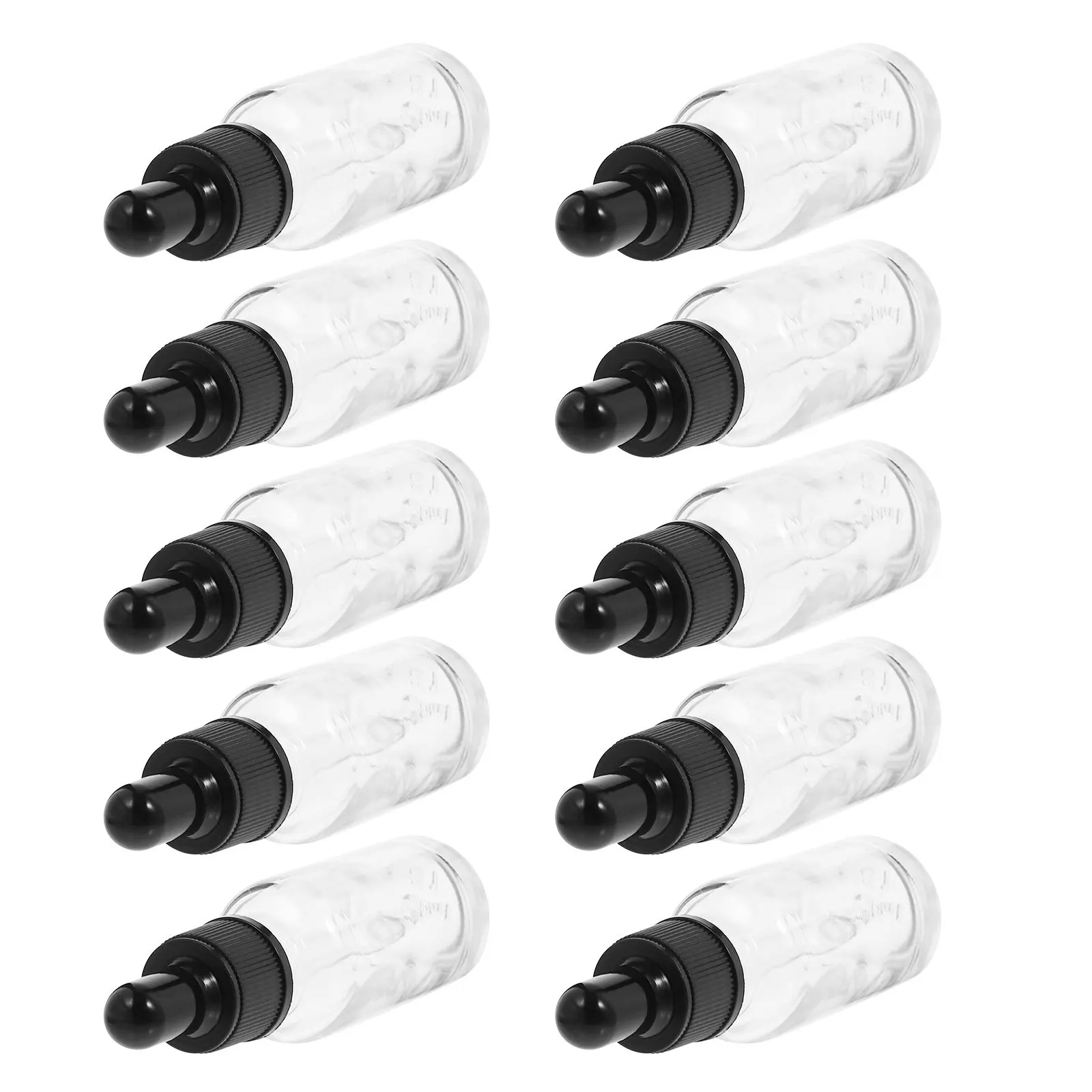 

10Pcs Essential Oil Bottle Glass Dropper Durable Reusable Mini Travel Subpackaging Container Essential Oil Bottle