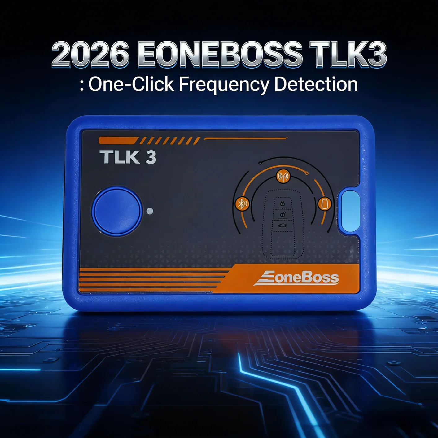 2026 EONEBOSS TLK3 Key Programmer Full Kit with ET-01 & ET-02, Auto Frequency/Brand/Chip Detection