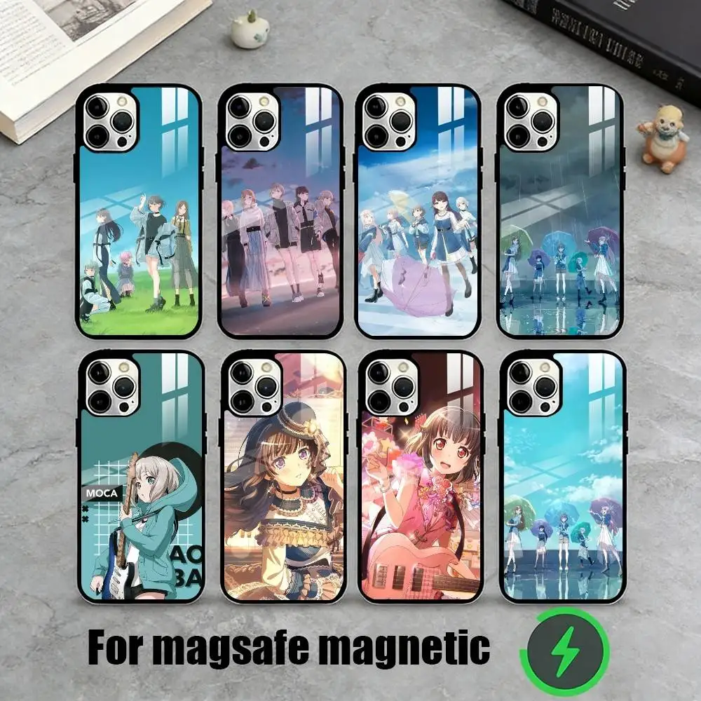 

B-BanG Dream MyGO Girls Band Phone Case For iPhone17,16,15,14,13,12,11 Plus,Pro Max Magnetic For Magsafe Wireless Charging