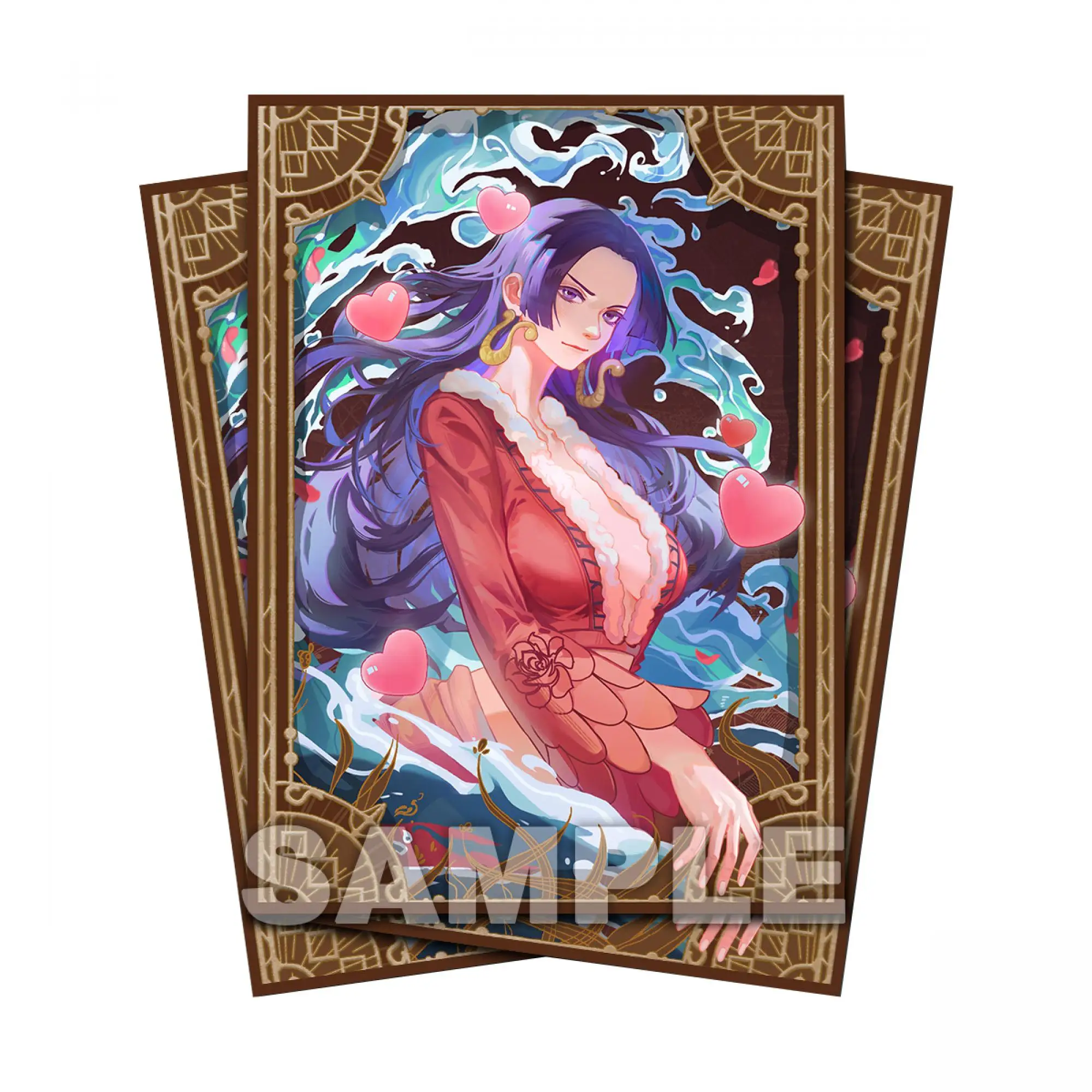 

60 шт./компл. 67X92 мм Diy One Piece Opcg Hancock Card Sleeve Opcg Oka Shichibukai Qversion Защитная крышка для карт Подарочные игрушки