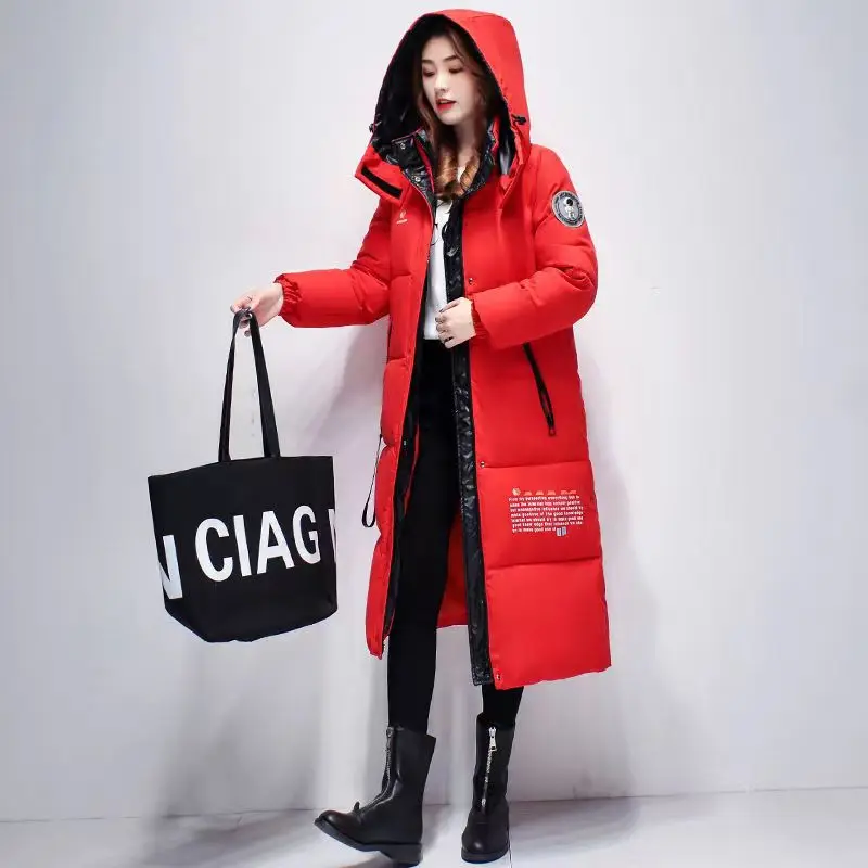 Winter Coat Women  Winter Jacket Women Puffer Jacket  Winter New Korean Style Long Ladies Over-the-knee Cotton Parkas Jacket