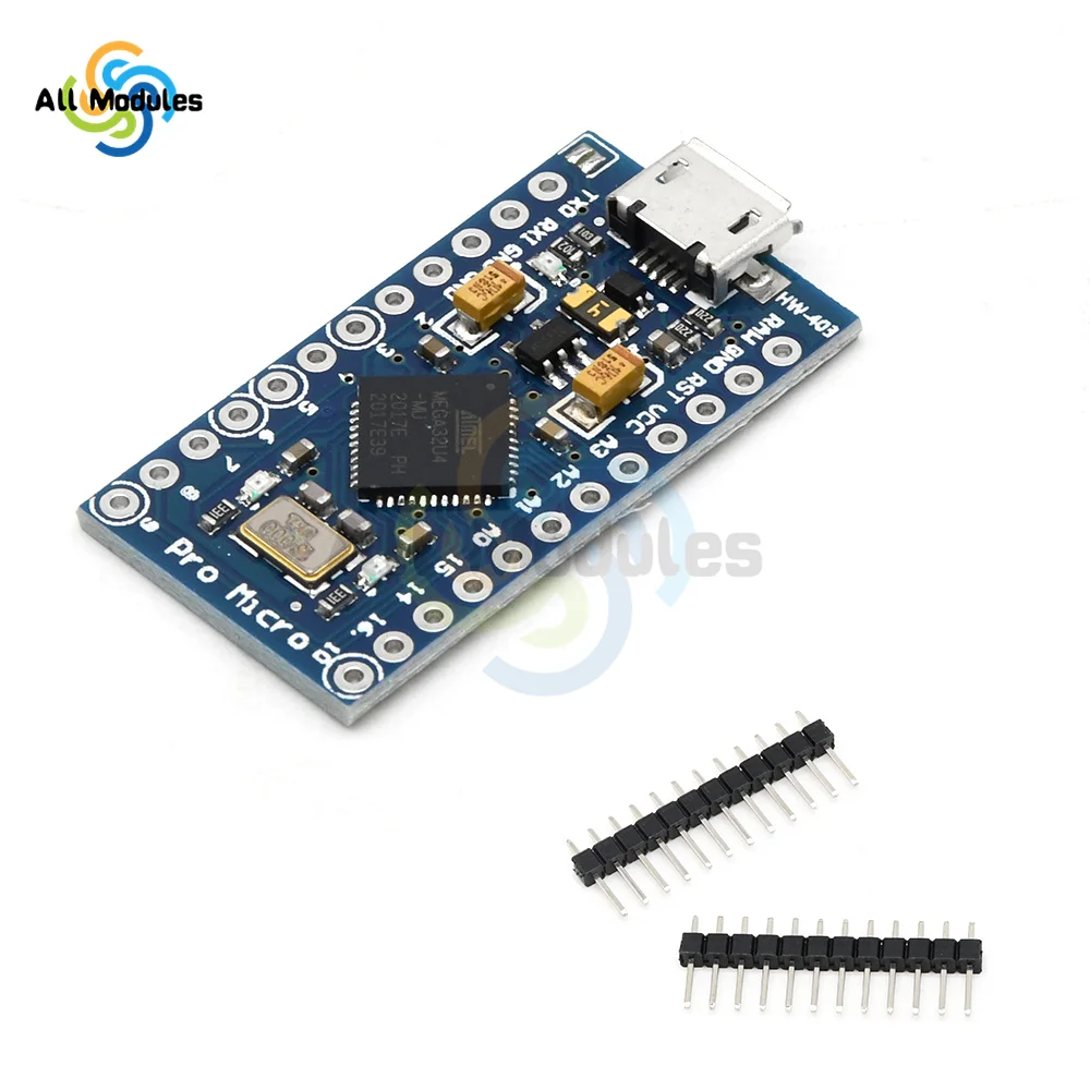 Pro Micro ATmega32U4 Micro USB 8MHz/16MHz 5V/3.3V modulo per Arduino Leonardo ATMega32U4 Controller Pro Micro sostituire ATMega328
