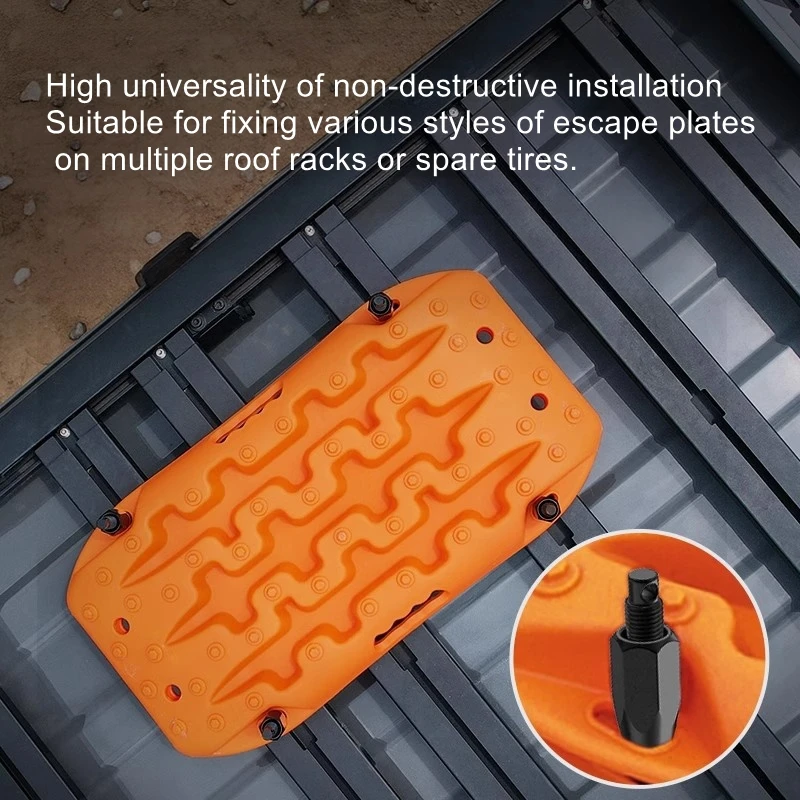 Escape board bracket, fixed bracket, roof platform, sand proof plate, stainless steel installation bracket