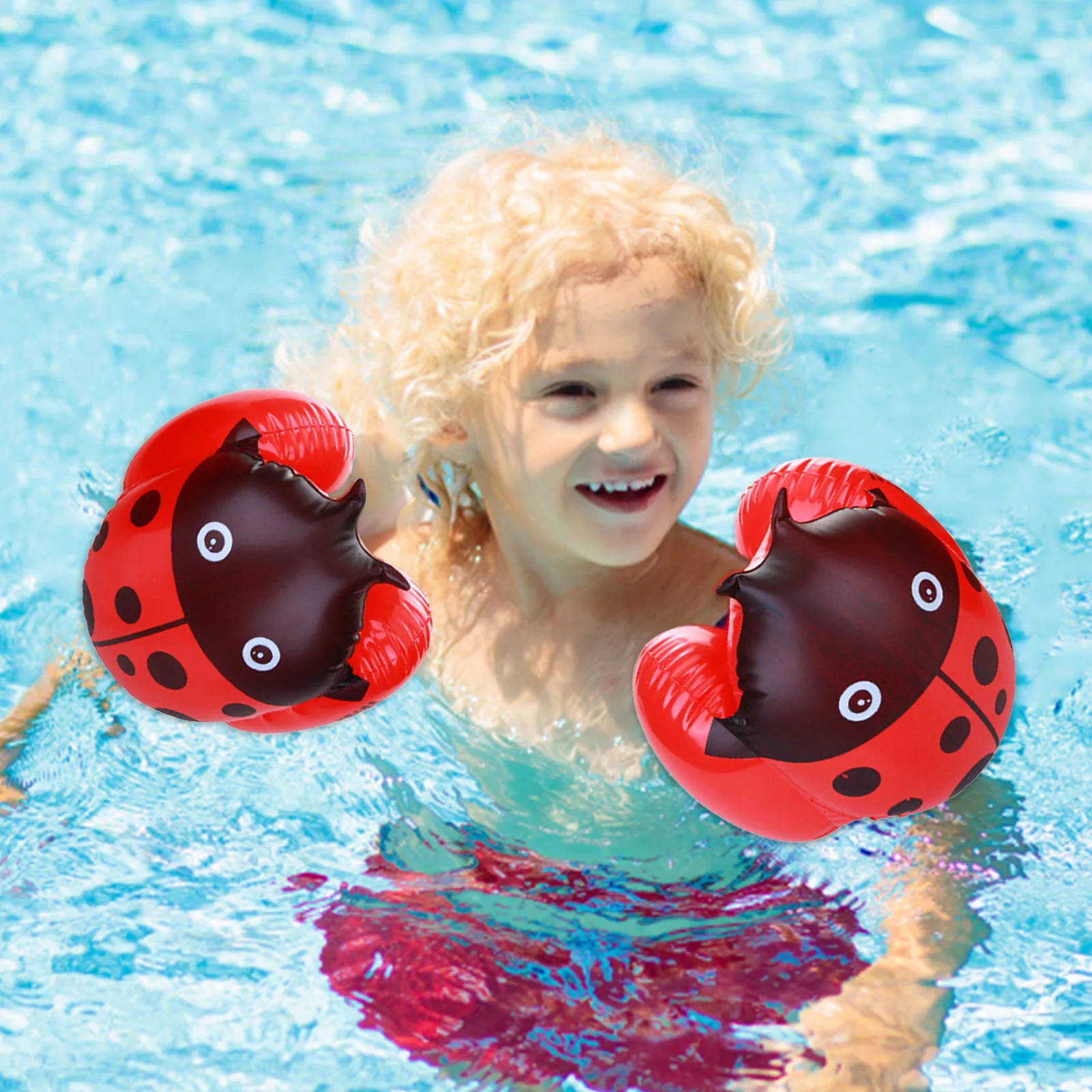 Iatable Swim Floater Sleeves for Kids Cute niños Floatation Sleeves flotador de natación para principiantes y niños 2