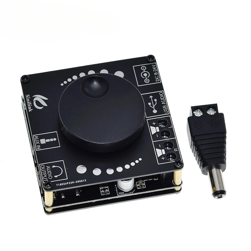 10W/15W/20WStereo Bluetooth Amplifier Board12V/24VHigh-power digital amplifier moduleXY-AP15H