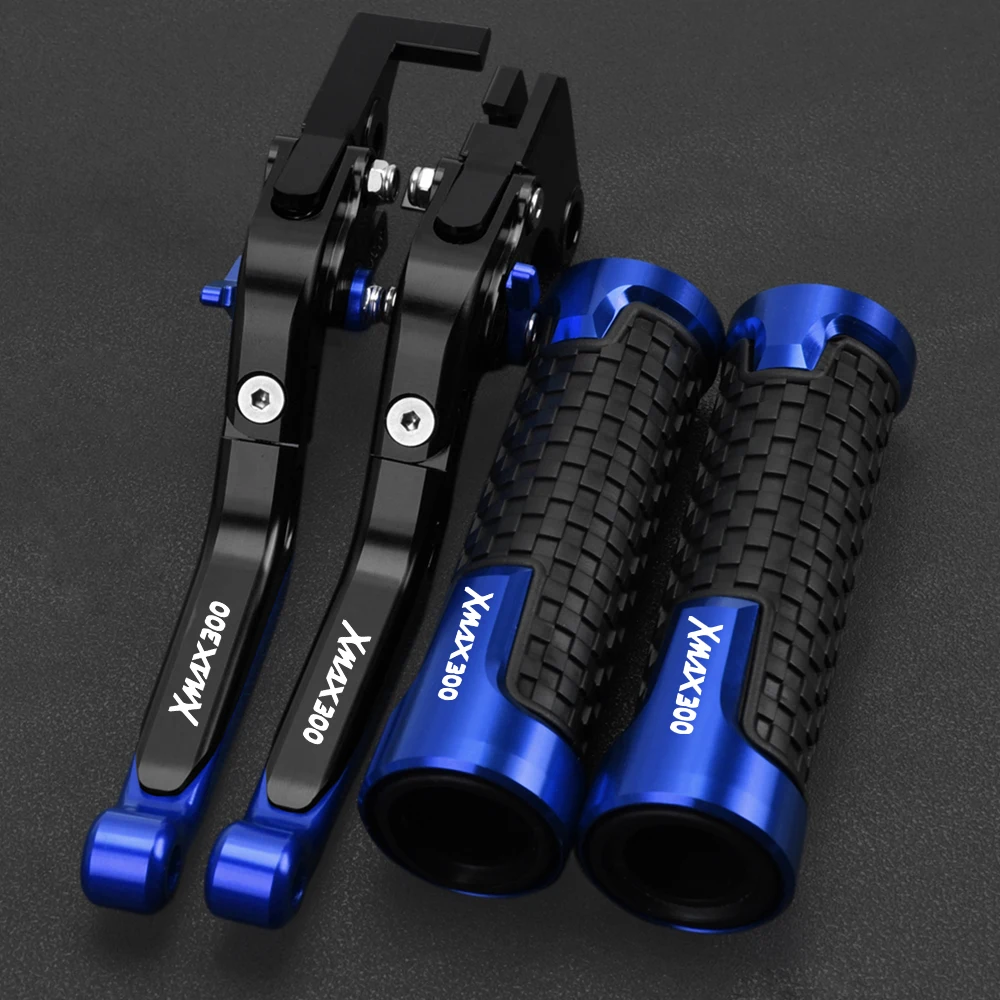 

Motorcycle Adjustable Brake Clutch Levers Handlebar grips Handle Ends For YAMAHA XMAX300 XMAX 300 X MAX 300 2024 2023 2022 2021