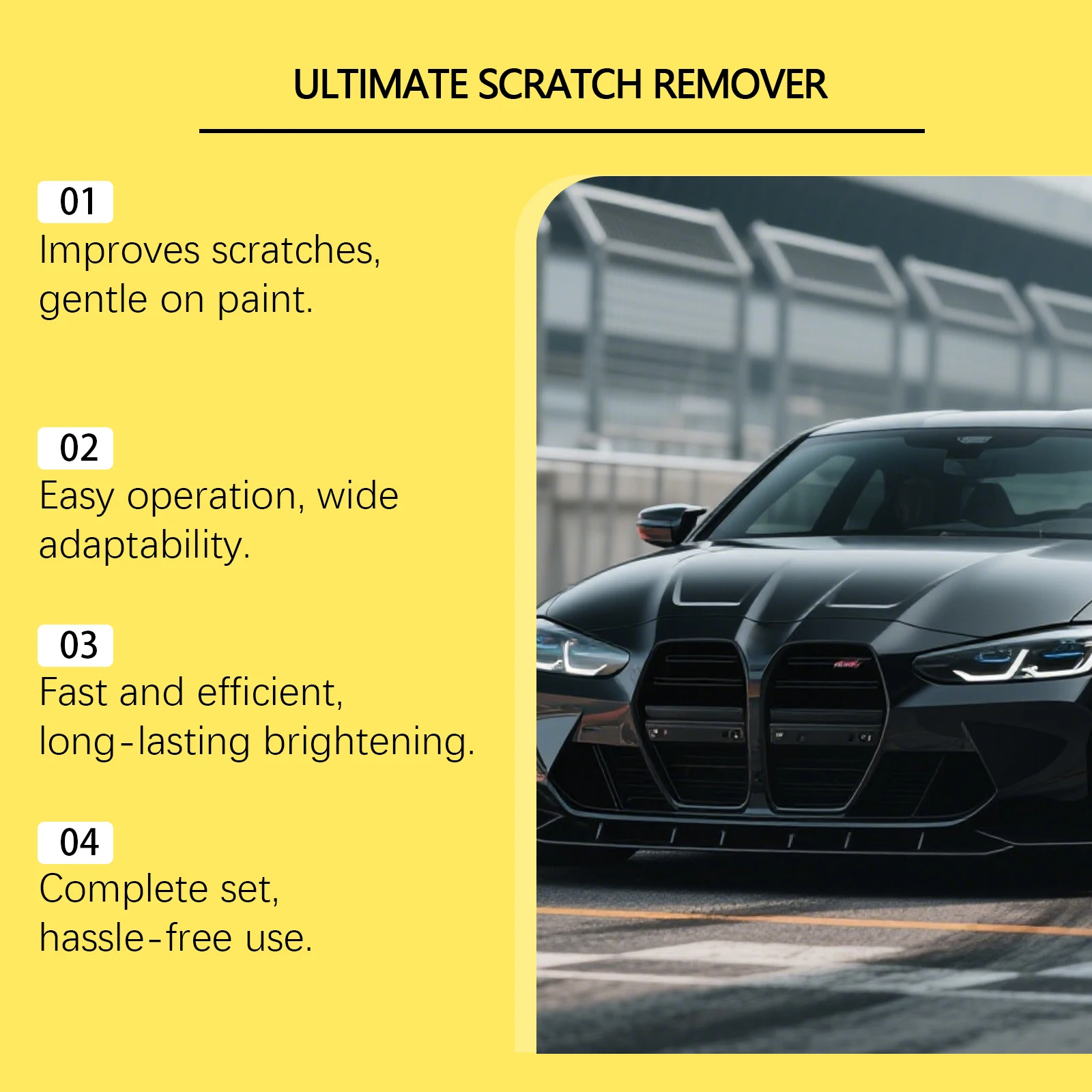 Car Scratch Repair Kit Polishing and Restoration Set for Light Scratches, Swirl Marks Scratch Remover Auto Body Maintenance image 5