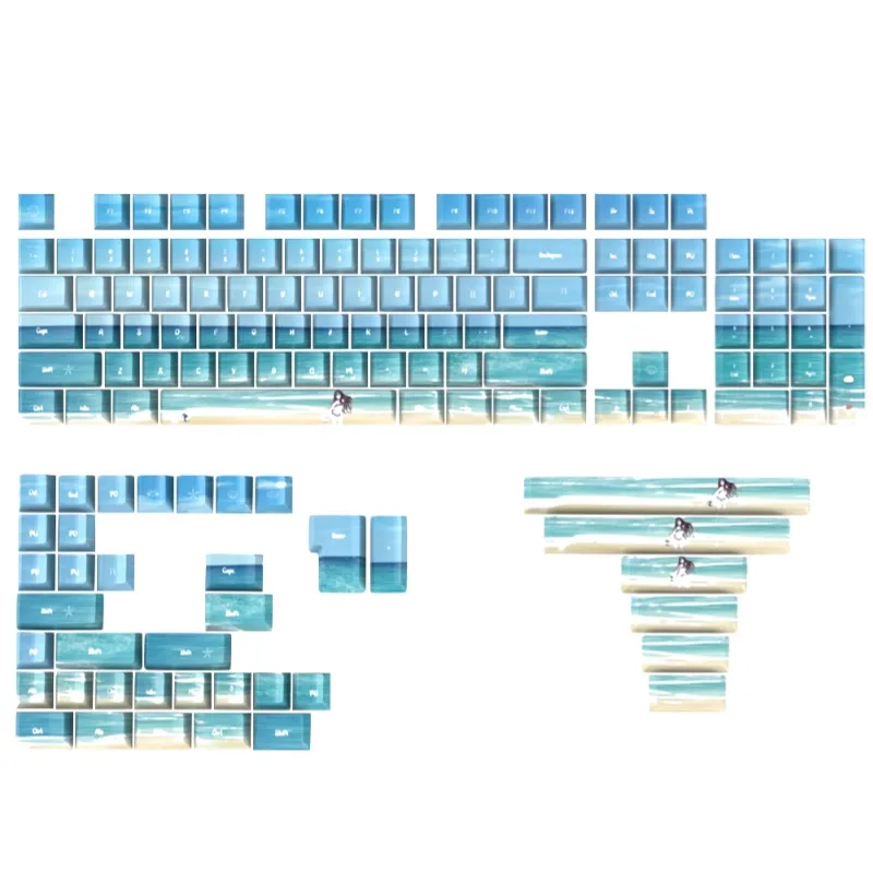 

2025 New PBT Customization Cherry Height Keycaps for Mechanical Keyboard 143 Keys Office Gaming Computer Keycaps