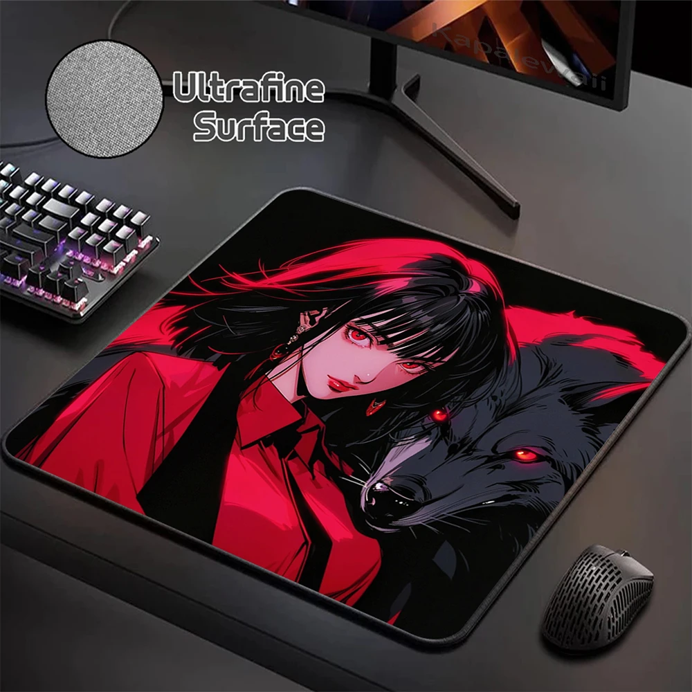 

Ultrafine Surface Mouse Pad Locking Edge Mousepad Notebook Office Accessories Desk Mat Game Mask Girl Keyboard Pads 400x450mm