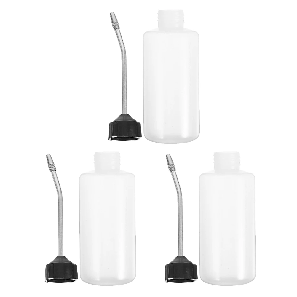 3개입 재봉틀용 누수 방지 철제 주입구 캡 빈 오일 디스펜서 병 내구성 있는 오일 공급 캔