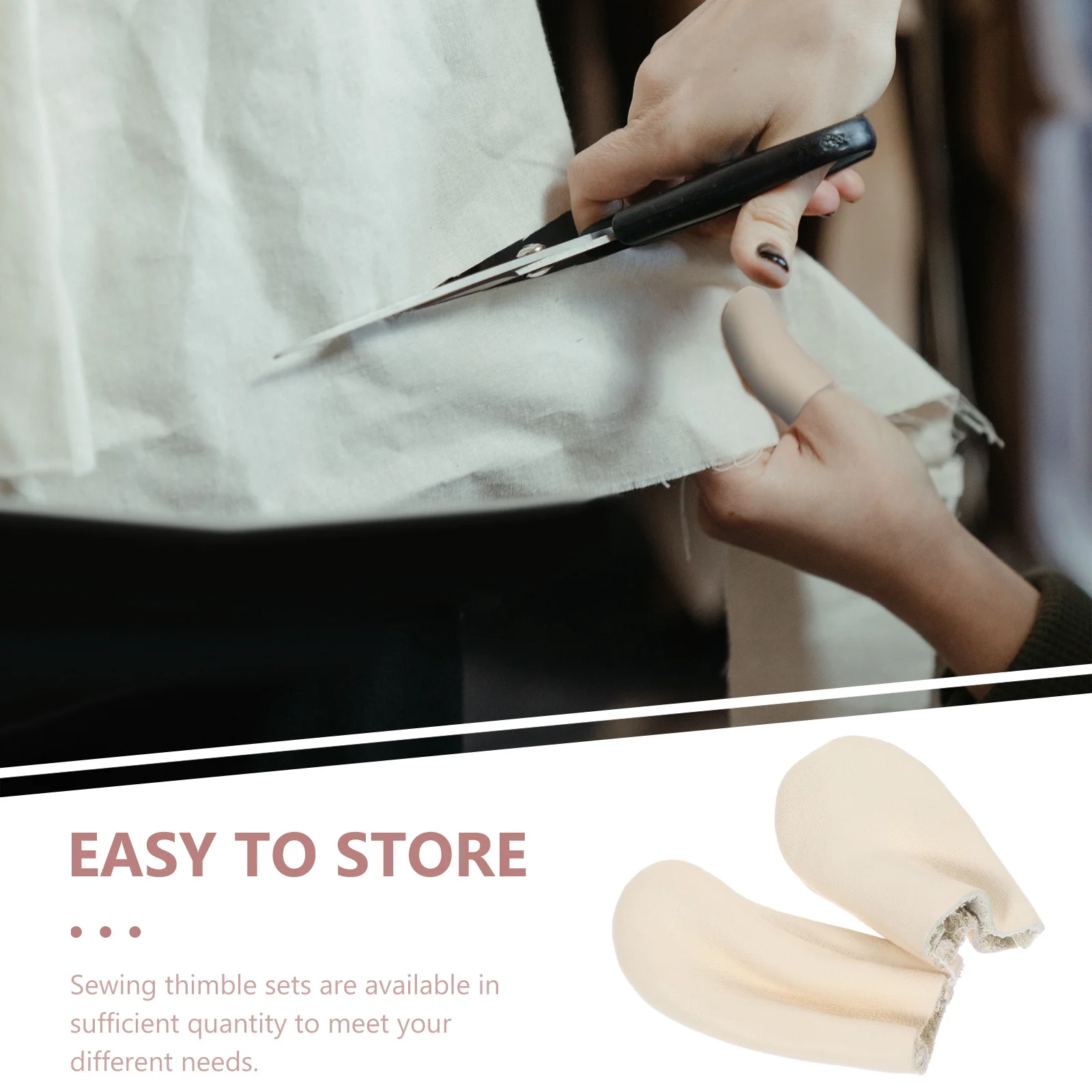 5 paires de protège-doigts, dé à coudre, pour bricolage, tricot, feutrage, Quilting, broderie, couture artisanale