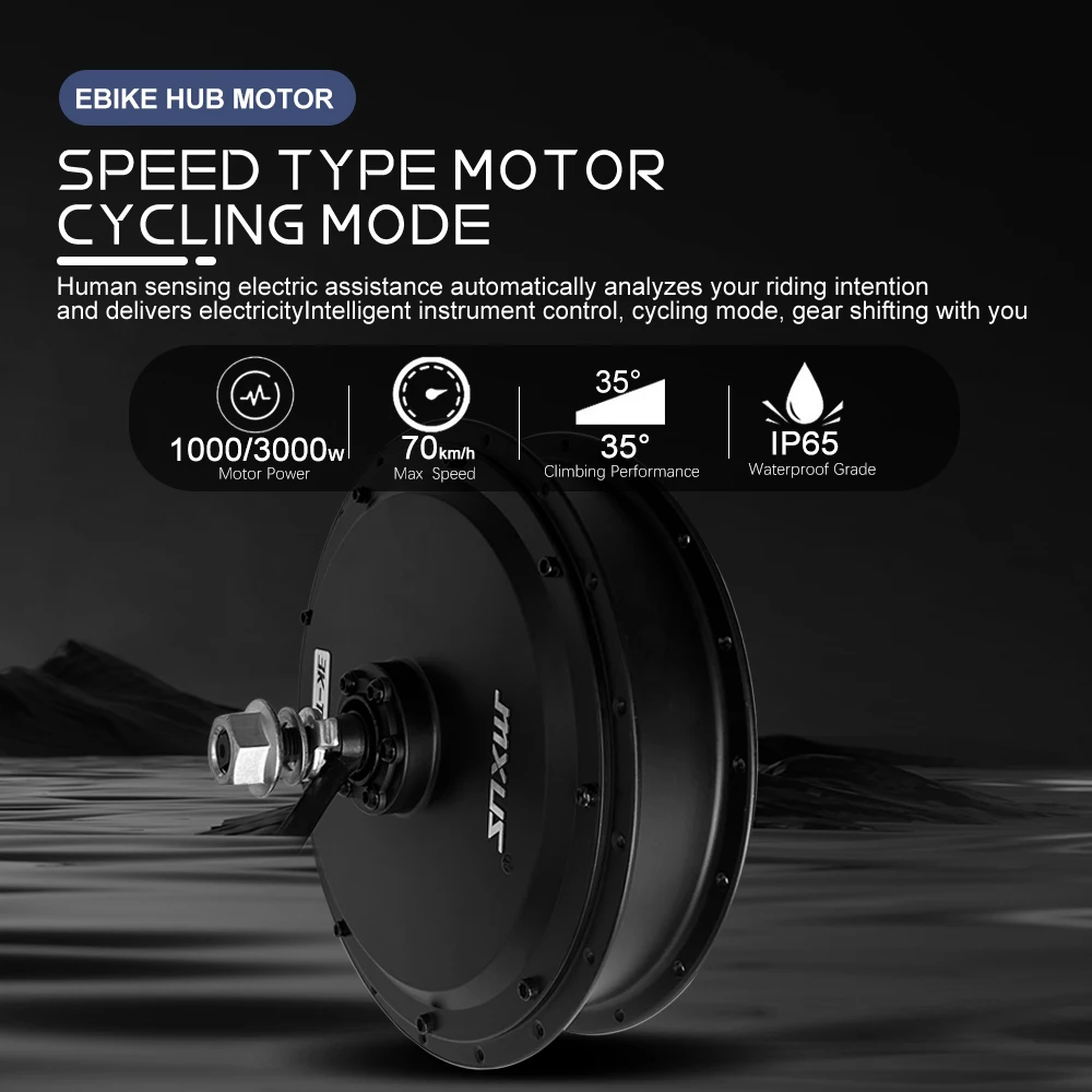 Ebike Hub Motor MXUS 72V 3000W  48V1000W Brushless Gearless Hub Motor For Electric bike Conversion Kit