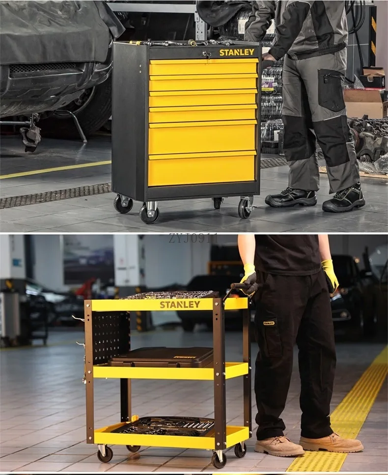 6 أدراج متعددة الوظائف الصناعية الصف الأجهزة المتنقلة أداة عربة أجزاء رف صيانة التخزين