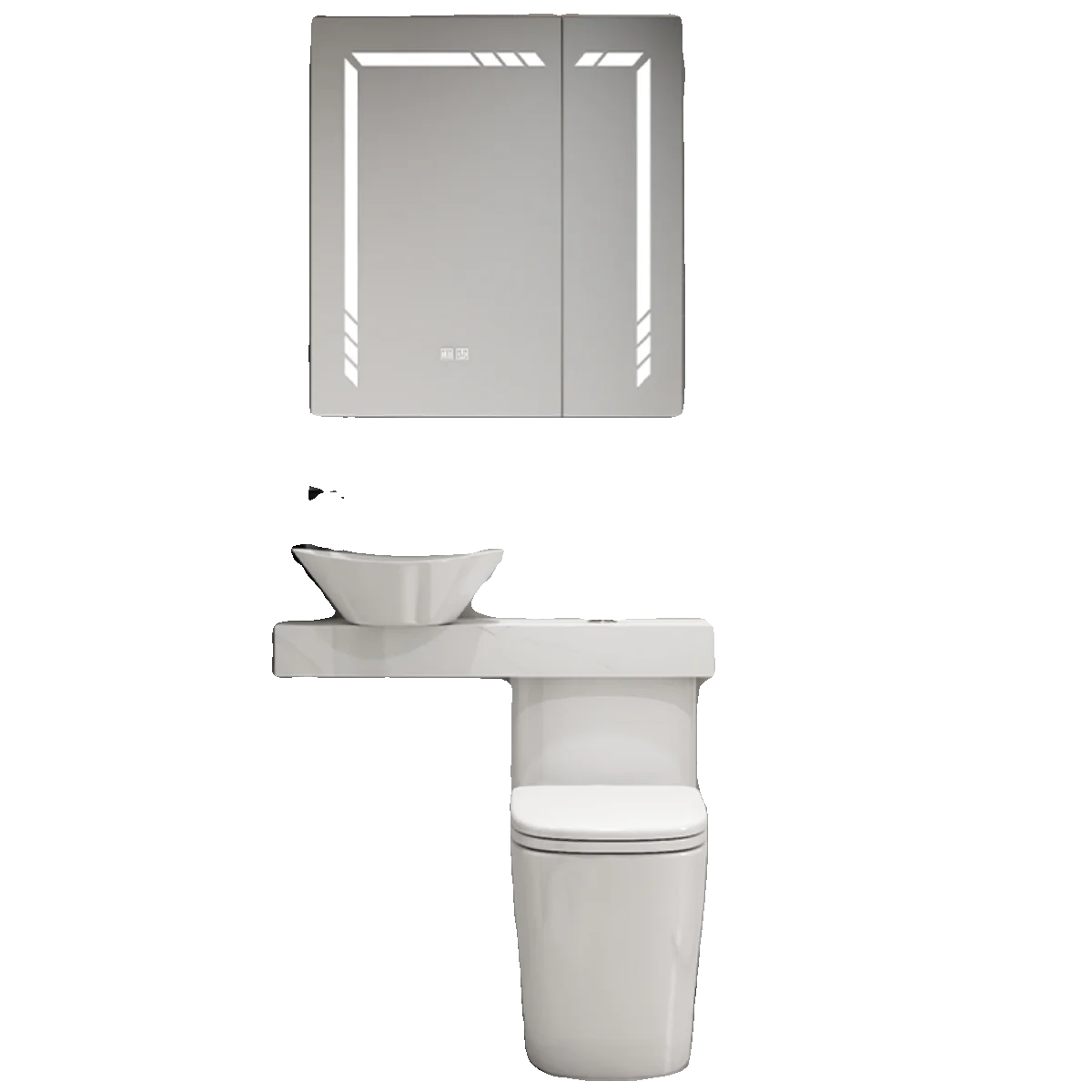 Toilet with washbasin, 2-in-1 washstand, integrated toilet, washbasin, toilet, toilet