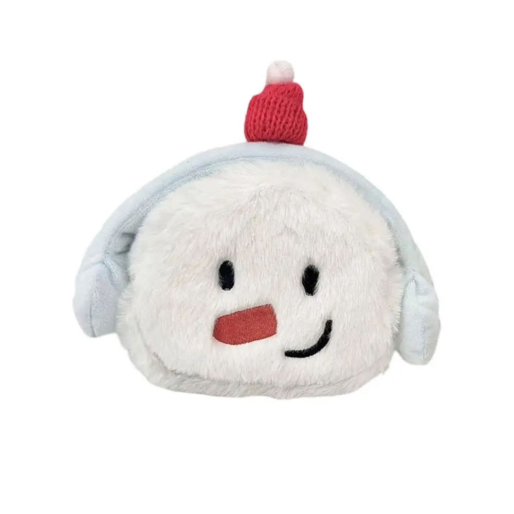 

Portable Cartoon Snowman Seal Koala Shape Bag Pendant CCD Storage Bag Coin Purse Hanging Neck Card Bag Card Holder Earphone Case