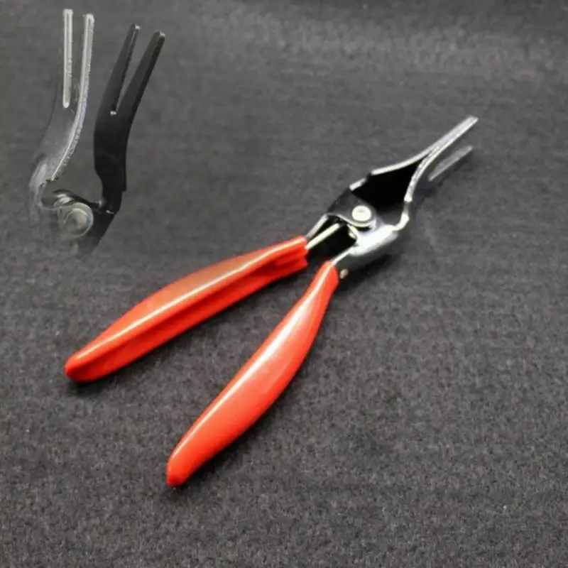 Automobile Angled Fuel Vacuum Line Tube Hose Remover Separator Pliers Pipe Tools