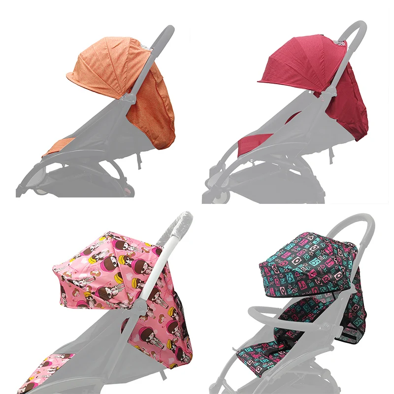 175 stopni wózek parasolka Liner dla Yoya Yoyo babytime wózek osłona zadaszenia poduszka siedziska kaptur i materac zestaw pasuje do babyzen yoyo