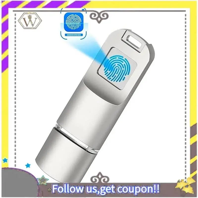 New USB3.0 Fingerprint Flash Drive 128G Accurate Identificaiotn Privacy Management Key