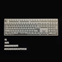 A42Z-124 Keys Japanese PBT White AE86 Initial D Cherry Keycaps For Cherry MX Keyboard 61 68 84 87 96 98 104