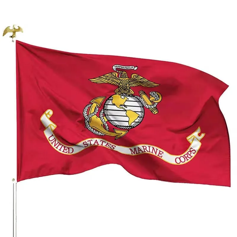 

USMC Flag US Marine Corps 3x5 Feet Hanging Flying Home Party Decorative 90x150cm American Army Flags And Banners United States