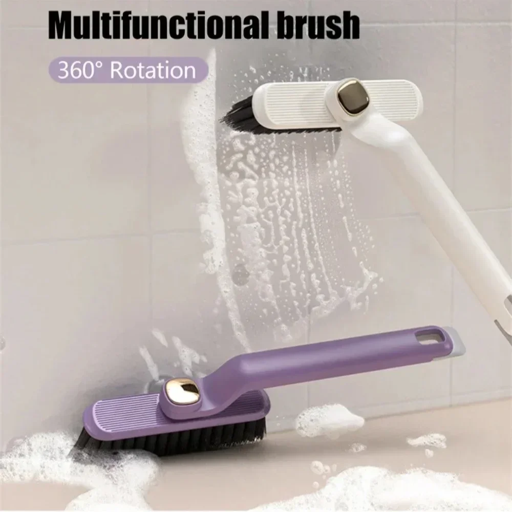 

360° Rotating Corners Cleaning Tool Multi-Function Rotating Crevice Cleaning Brush Hand-held for Bathroom Kitchens Tile Floors