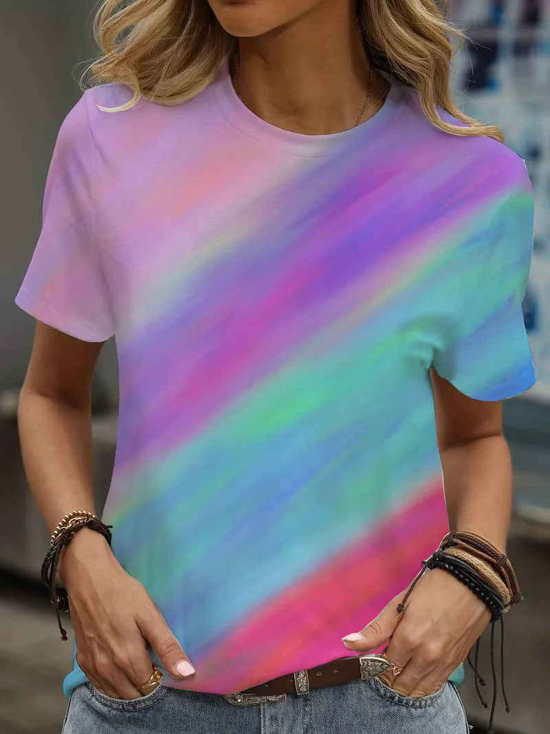 Christmas Camisetas Ropa De Mujer Ofertas 3D Print T-shirts Floral Cartoon футболка 2025 Summer New Women's T-Shirt Clothes Tees image 3