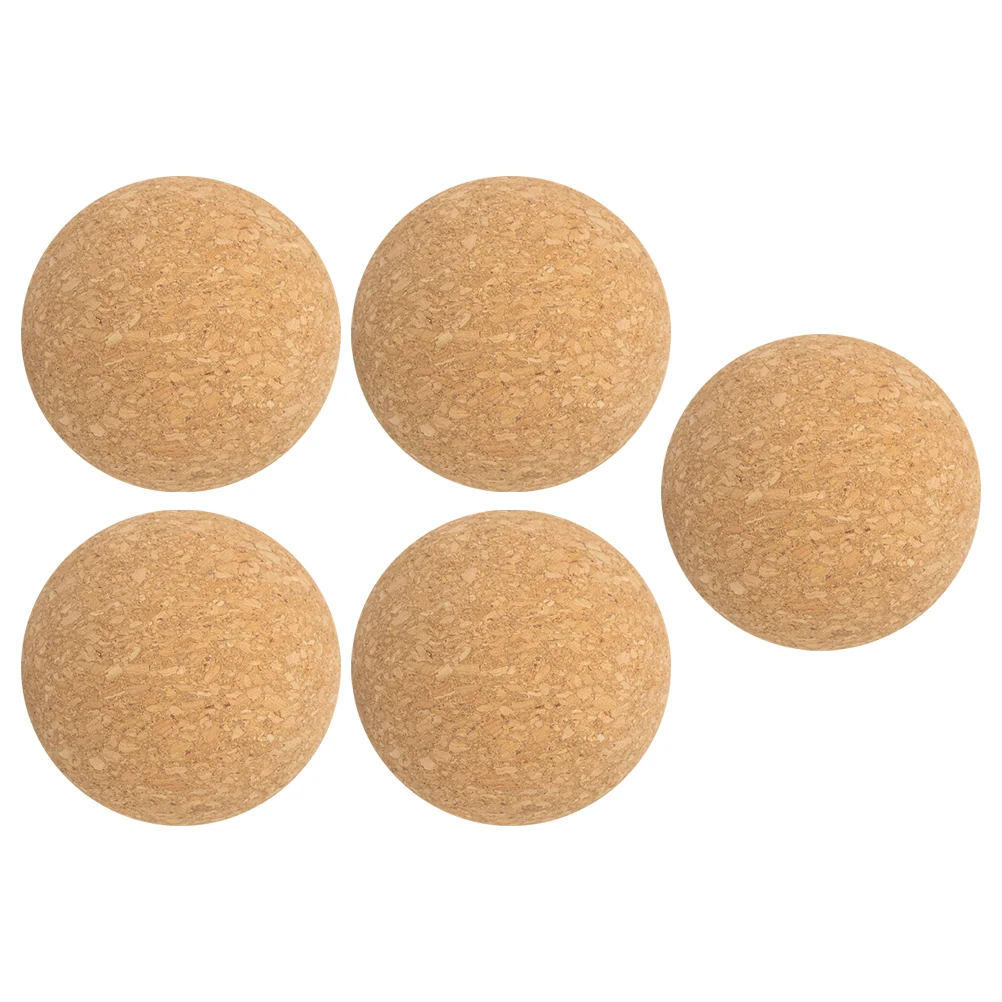5Pcs Desktop Football Balls Wooden Interactive Mini Soccer Balls Replacement for Tabletop Football Game Fun Mini Footballs
