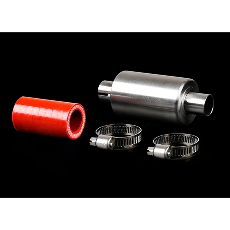 A04F-2X Nuovo Silenziatore del Tubo di Scarico Sintonizzato Per 1/5 HPI KM Rovan Baja 5B 5T 5SC 5SS Parti di Barche RC Barca Silenziatore