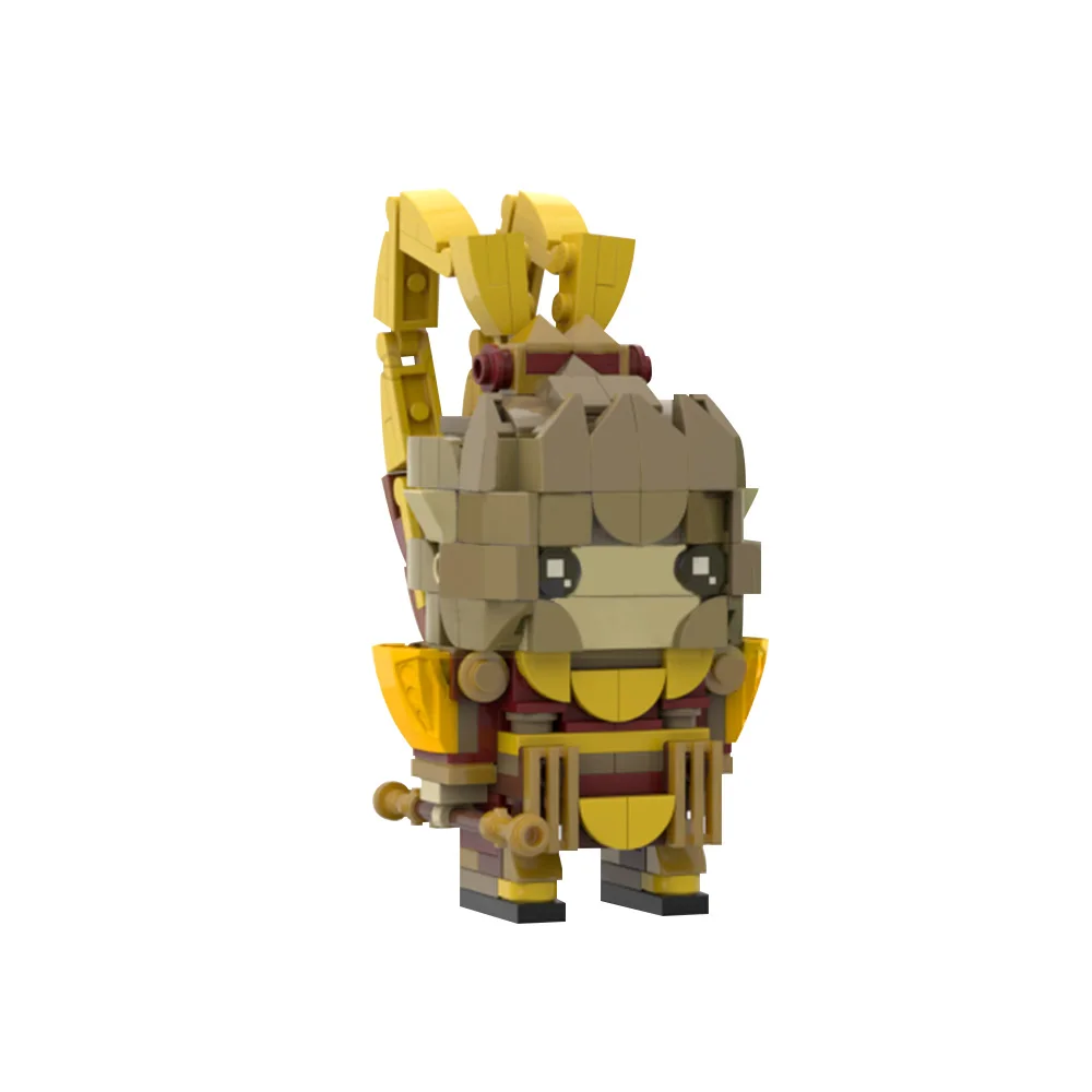 

MOC Black Myth Game Wukong Figure Brickheadz Model Building Blocks Monkey King Eastern Myth Action Figure Brick Toy Gift