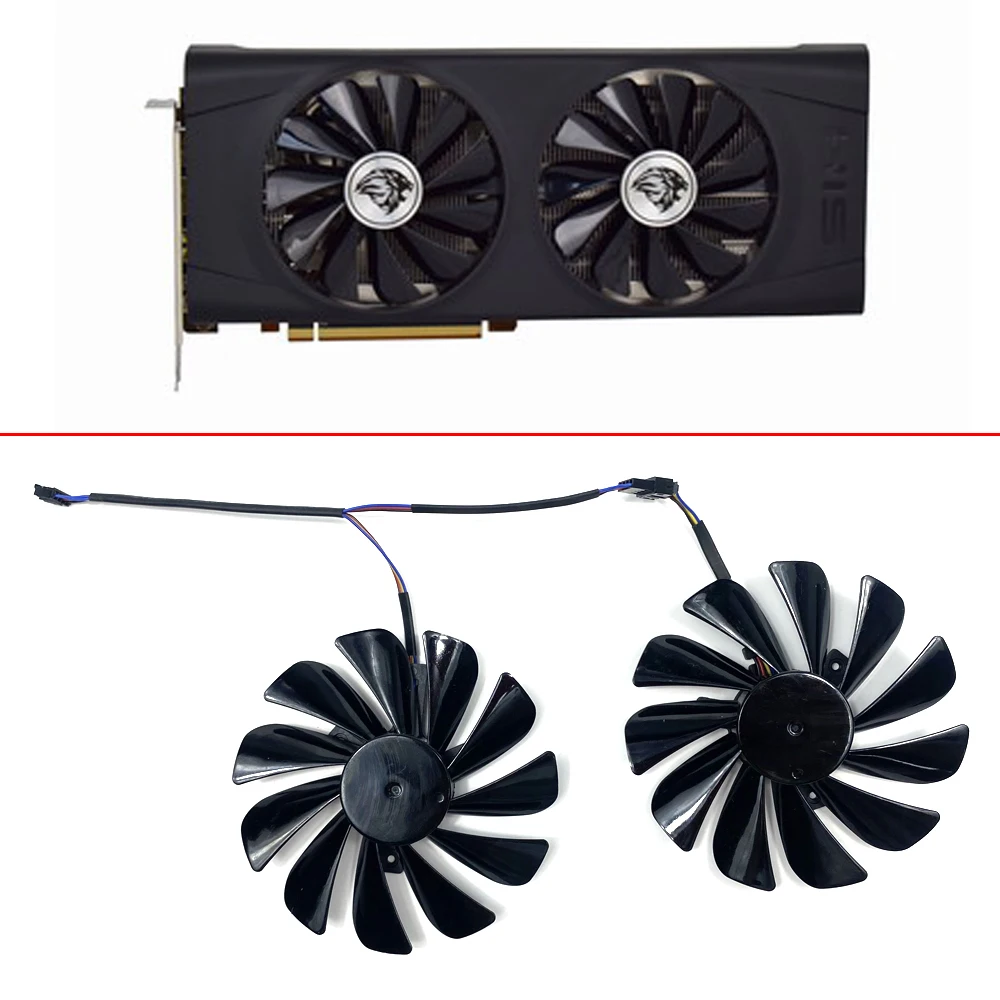 Cooling Fan 95MM 4PIN CF1010U12S FDC10U12S9-C RTX5700 GPU FAN For HIS RX 5700 IceQ X²  RX 5700 XT PINK ARMY RX 5700 XT IceQ Fans