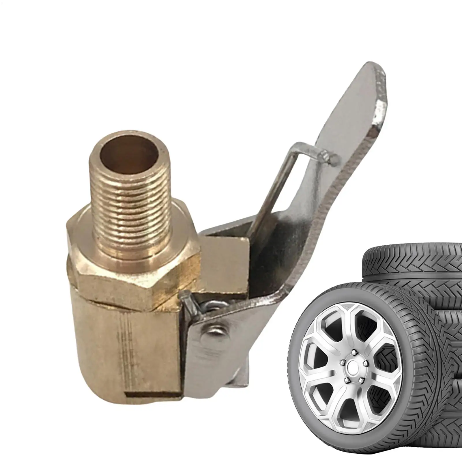 

car Tire Pump Connector Car Pump Auto Repair Tool Valve Clip American Threaded Nozzle Adaptor Pump Accessories Car Repair Parts