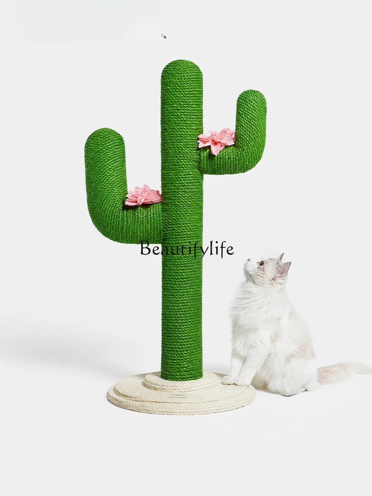 

Climbing Frame Cat Scratch Board Cat Tree Integrated Vertical Cat Rack Size Trunk Wear-Resistant Toy