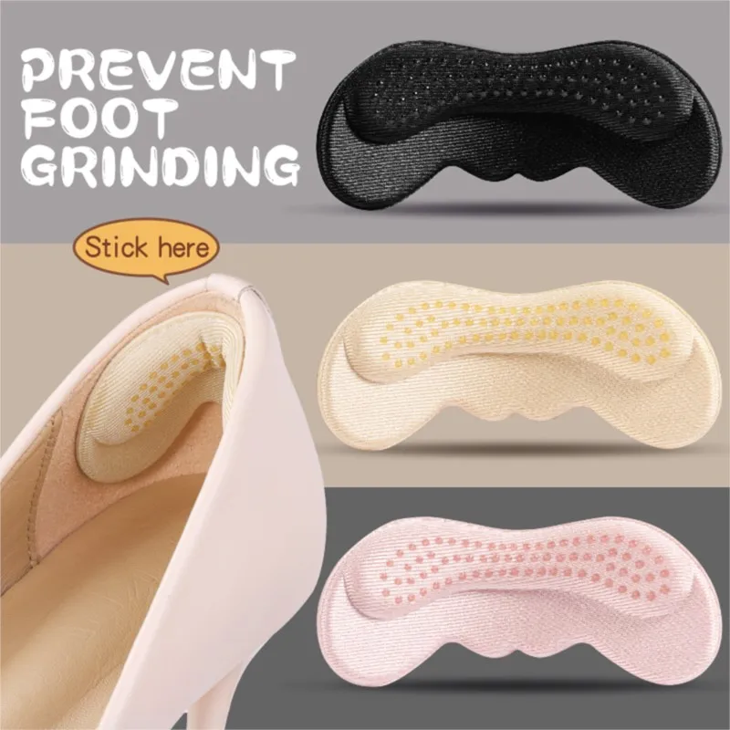

Shoe Pads for High Heels Pain Relief Anti-wear Cushion Heel Protectors Shoes Sticker Foot Care Liner Grip Insole Insert Pad