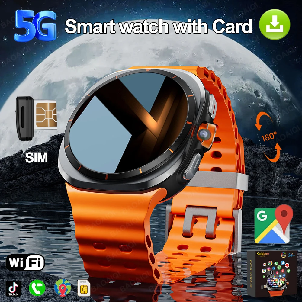 5G/4G Watch 8 Ultra Smart Watch 480*480 Screen Call SmartWatch NFC GPS Compass 32GB Memory 780 mAh Sports Smartwatch For Xiaomi