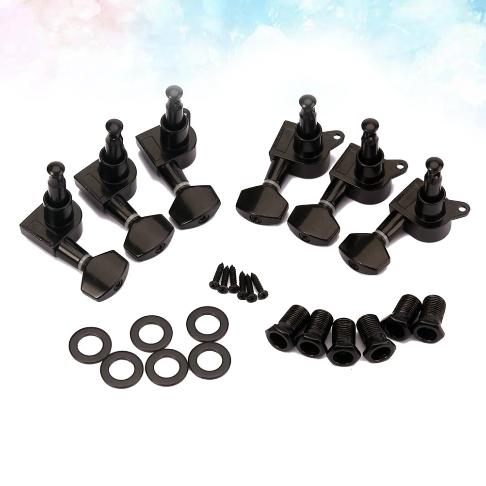 

Sealed Guitar Tuning Pegs Machine Heads Electric Acoustic Left Right Type Ferrules Bushings Screws Easy Install Replacement