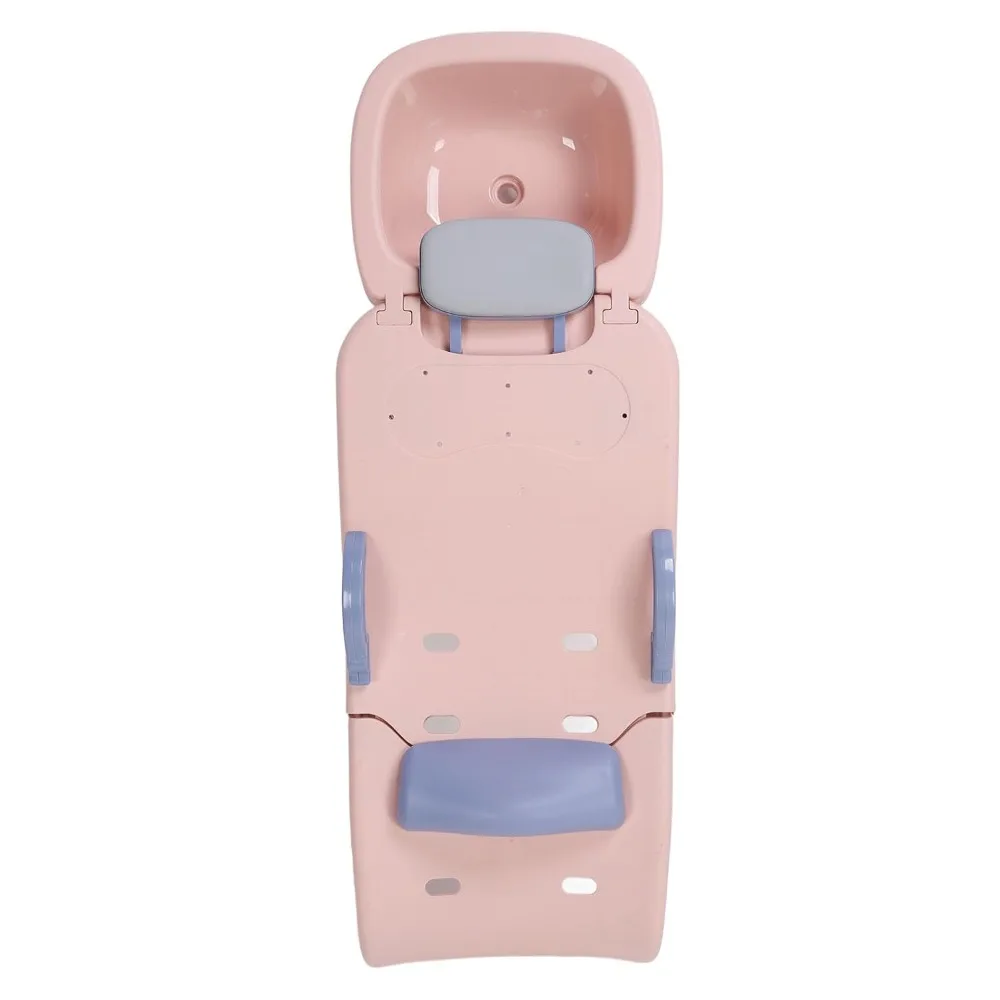 

Children Shampoo Chair and Burr Childrens Hair Washing Chair for Home Washing ()