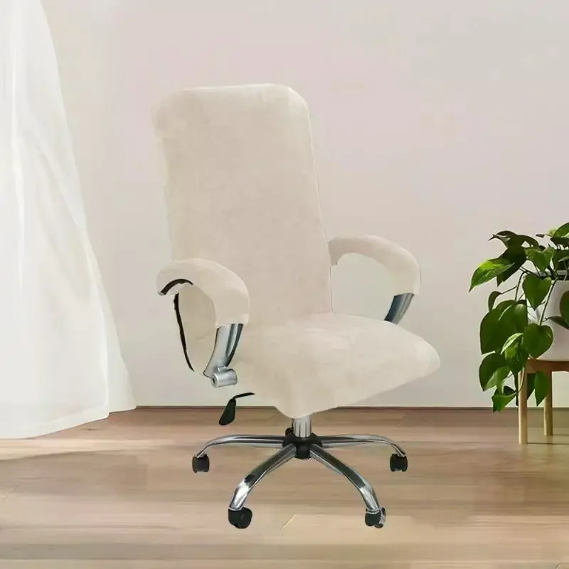 Wear-Resistant And Dust-Proof Chair Cover 1 Pair Stretch Fabric Chair Cover Office Computer Desk Chair Covers Armchair Protecto