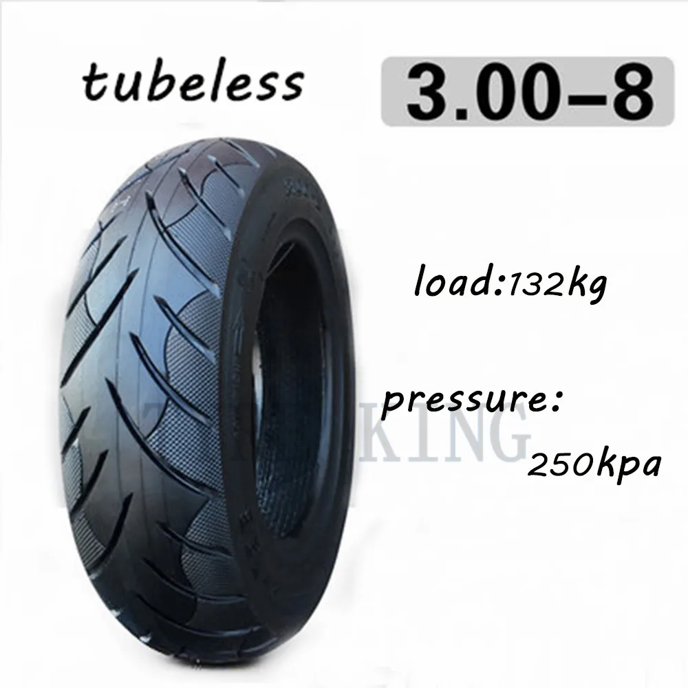 3.00-8 Vacuum Tyre 2.75-8 Tubeless ThickeningTire for Electric Scooters Warehouse Vehicles Mini Motorcycle  Scooter Accessory