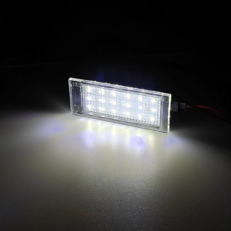 2 قطعة سيارة لوحة ترخيص مُضاء ليد ضوء لرينو كليو ميجان 3 لاغونا 2 توينغو ماستر اسبيس الرياح فيل ساتيس ترافيك تويزي اكسسوارات