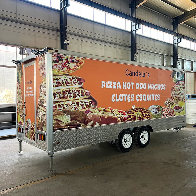 Factory Price Mobile Food Trailer For Outdoor Mobile Restaurant Multiple Options