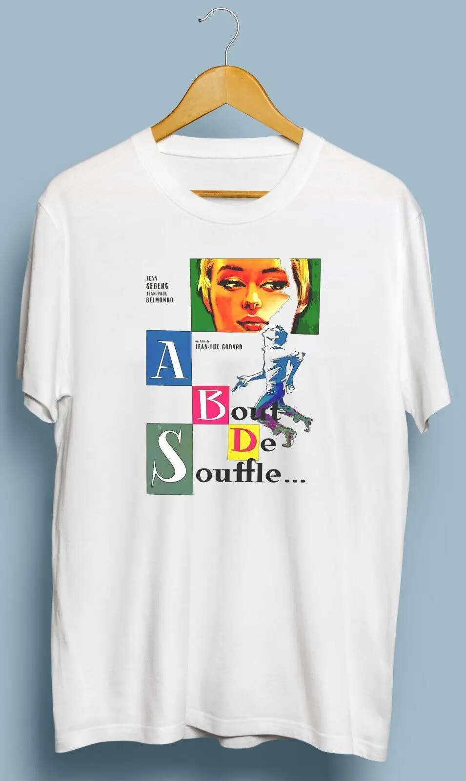 Vintage atemlos ein Bout de Souffle T-Shirt Größe s m l xl 2xl