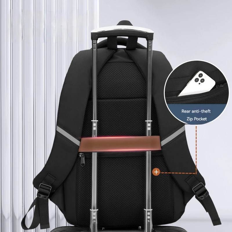 Mochila Laptop impermeável para homens e mulheres, mochila Oxford, mochila escolar moderna, viagem de avião, 2022