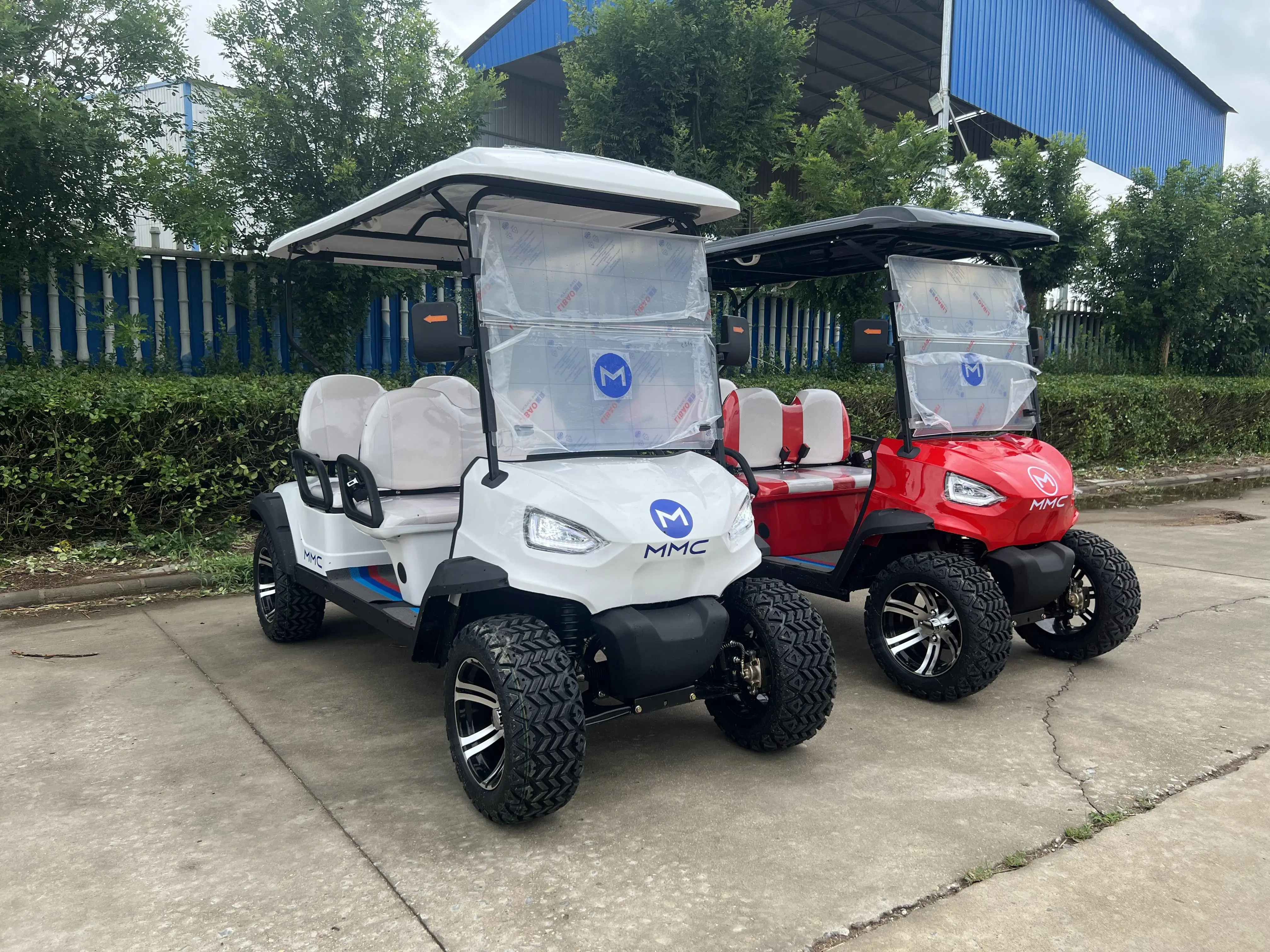 48v Electric Golf Cart Beach Resort 4 Seater Lithium Battery Golf Cart Off Road Buggy Garden Villa Electric Hunting Golf Cart