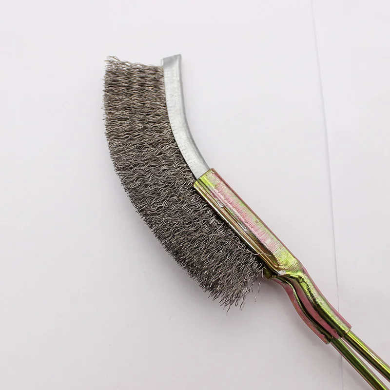 Brosses à gratter en fil d'acier inoxydable, élimination de la rouille