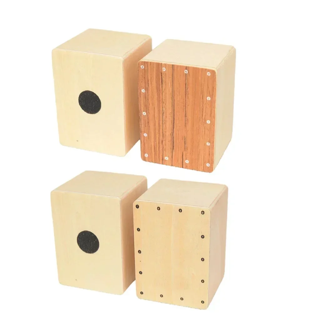 Traveling Cajon Box Portable Drum Flat Hand Drum Birch Panel Wooded Percussion Instrument For Home Stage Performance Box Drum