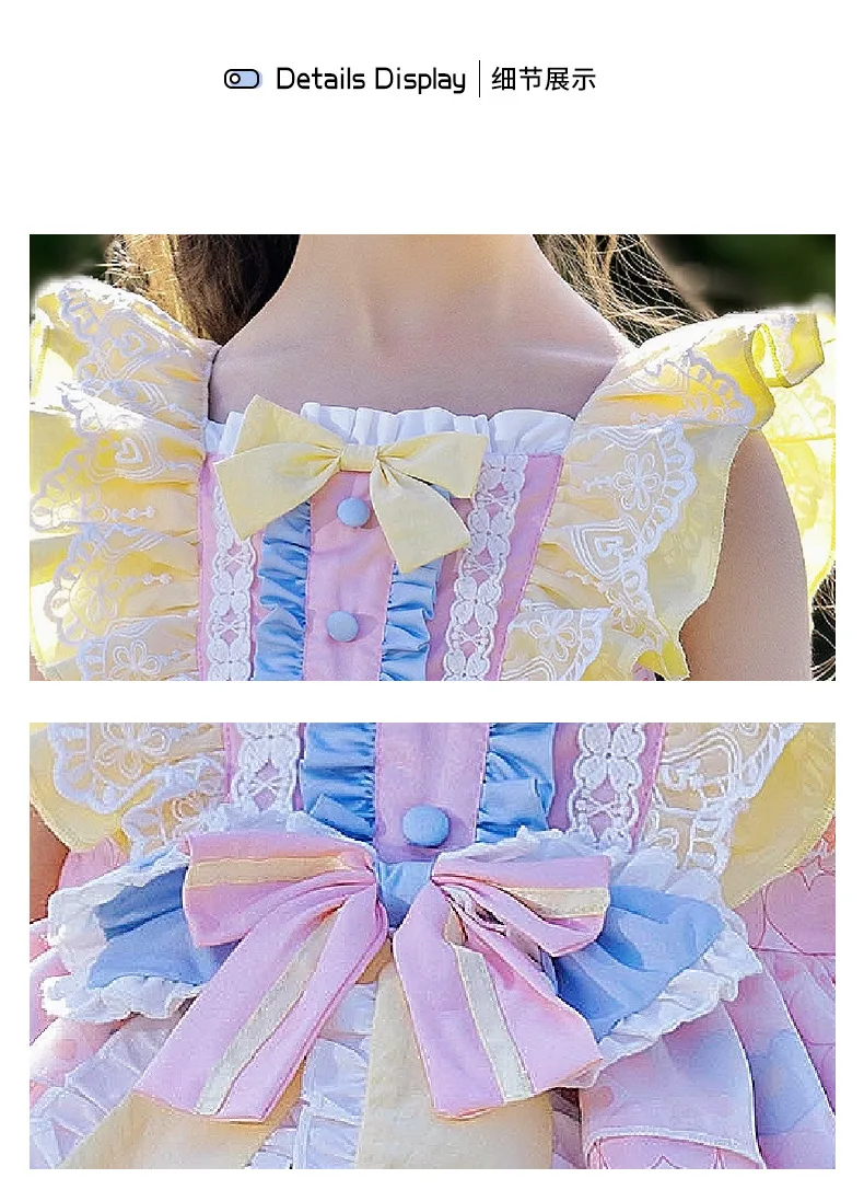 Summer Dress for Girls Baby Sleeveless Wedding Dress Girls Lolita Princess Girl\'s Party Dress  Vestidos Ball Gown Costume Girls