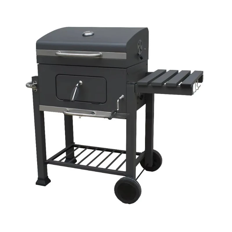 

Charcoal Grill Grill Garden Backyard Classic Large Cooking Area with Cart Powder Coated Metal Steel